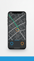 App móvil con rastreo en vivo