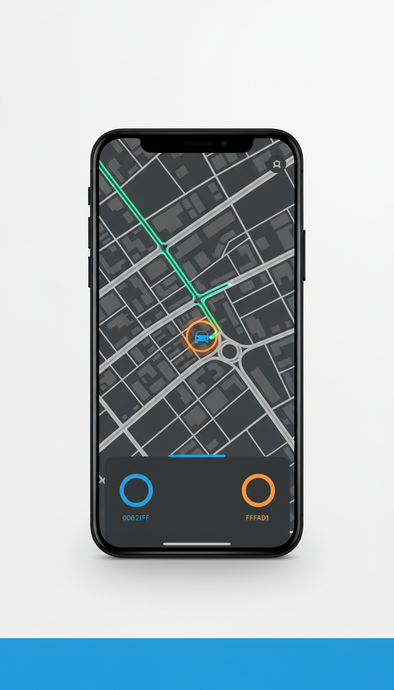 App móvil con rastreo en vivo